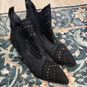 Coconuts by Matisse Black Studded Ankle Boots